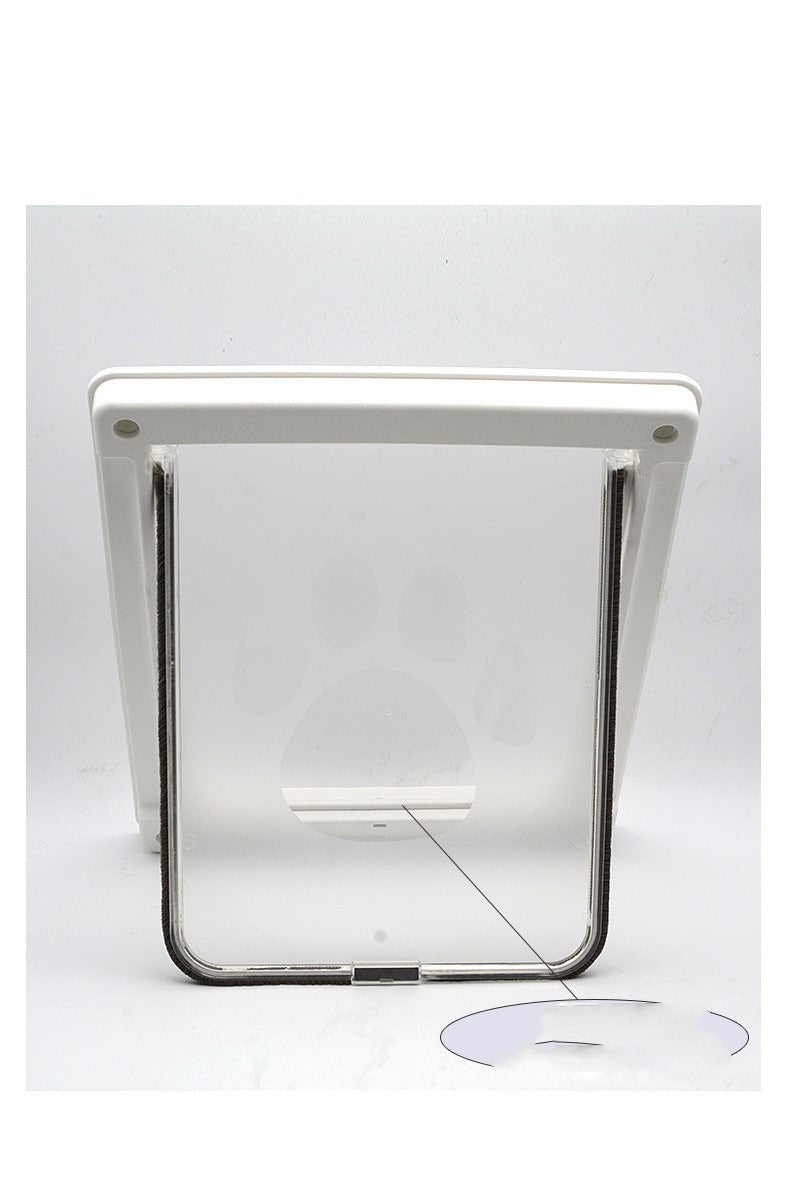 Plastic Pet Door With Durable Swing Flap Gate