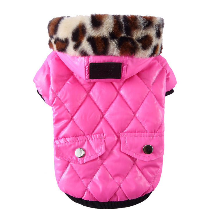 Autumn and Winter Fur Dog Coat