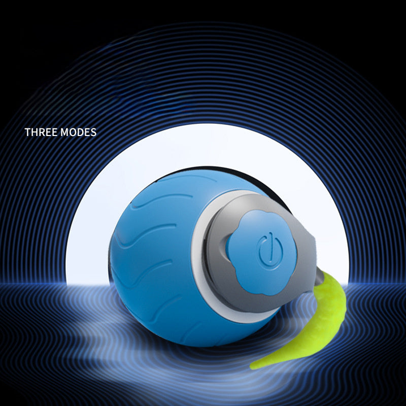 Speedy Cat Toy Ball with Tail Interactive USB Rechargeable