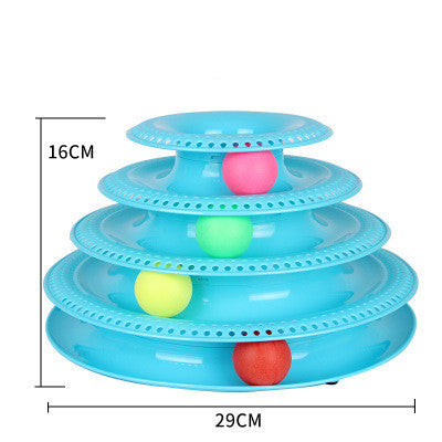 Four-Layer Ball Track Cat Toy