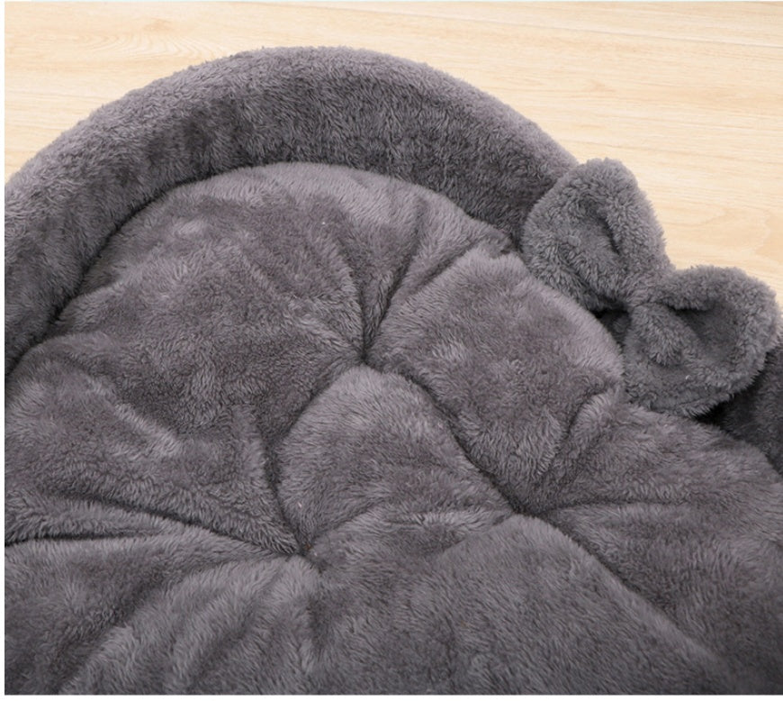 Heart-Shaped Soft Cozy Cat Bed