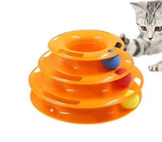 Four-Layer Ball Track Cat Toy