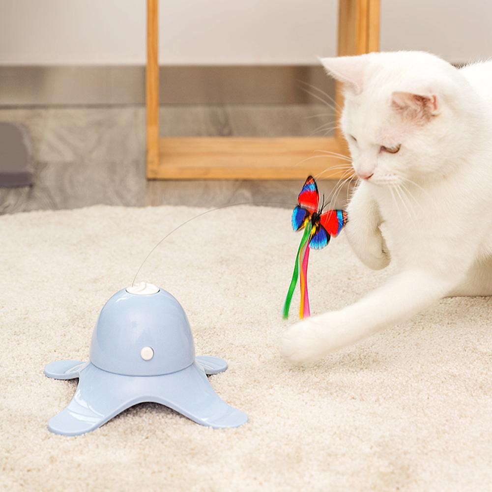 Flying Butterfly Cat Toy