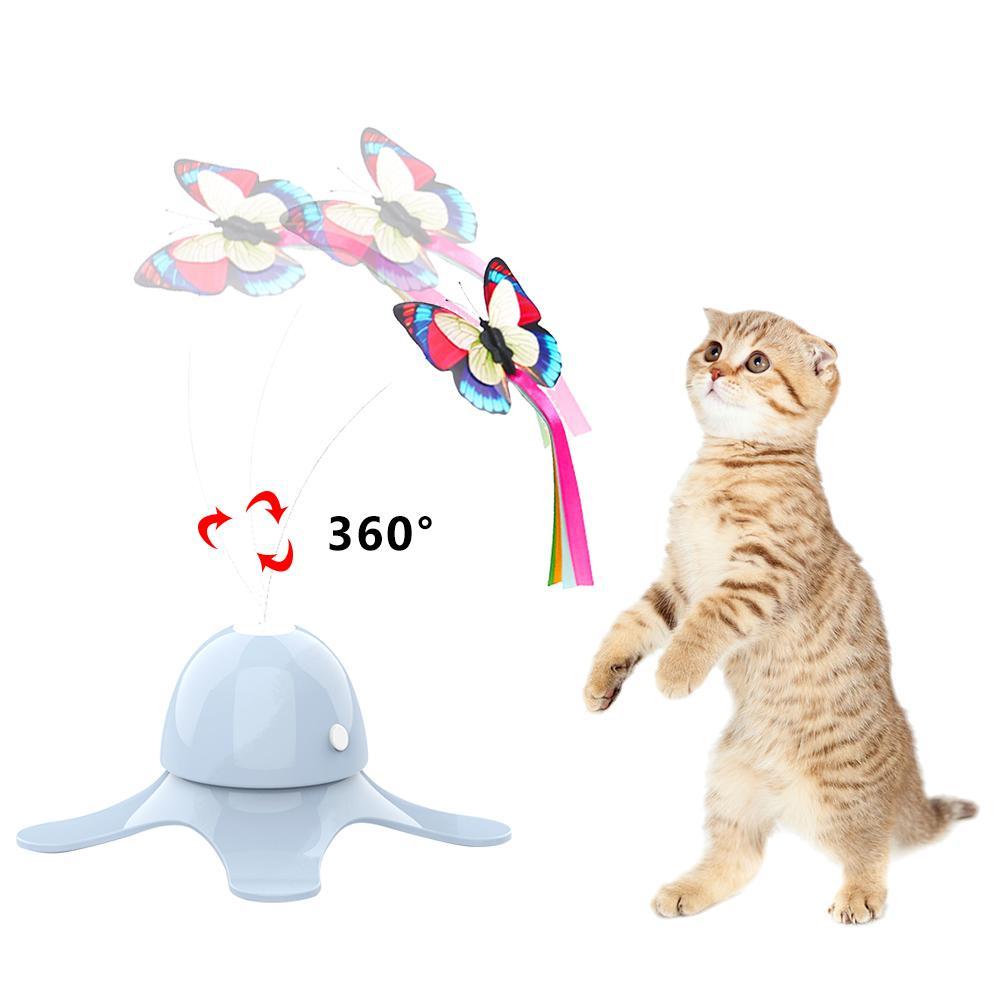 Flying Butterfly Cat Toy