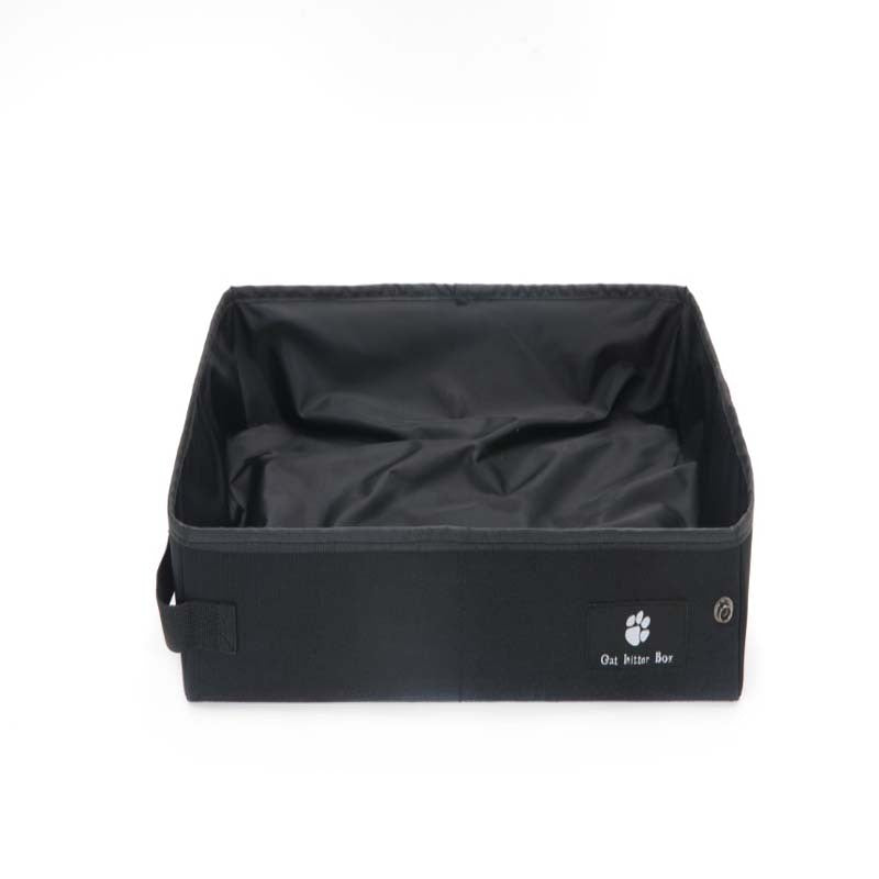 Portable Folding Cat Litter Box Waterproof Travel Pet Toilet