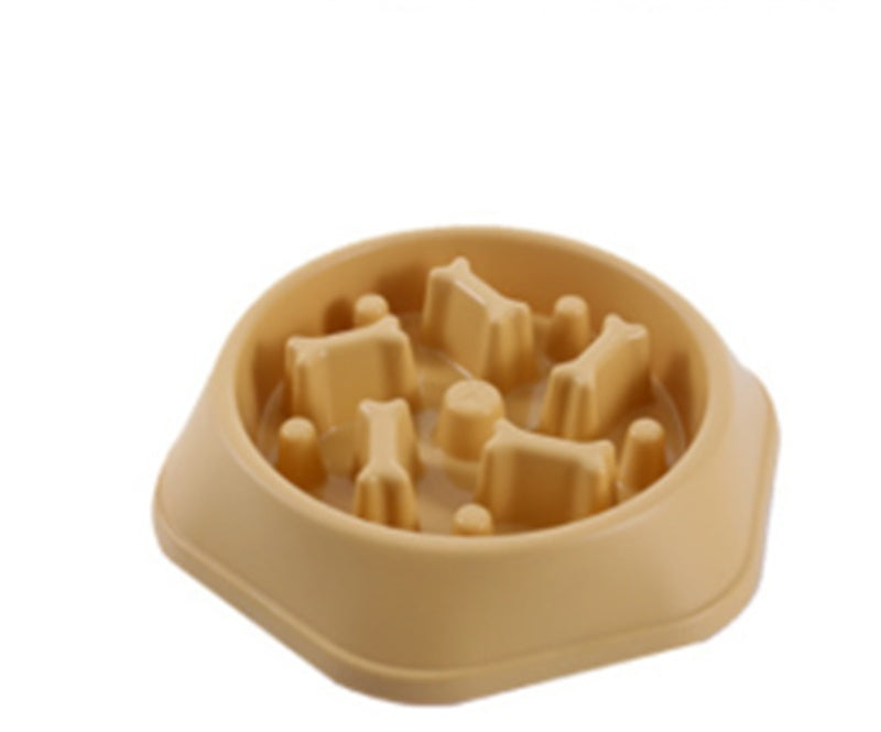 Home Style Bone Slow Feed Dog Bowl