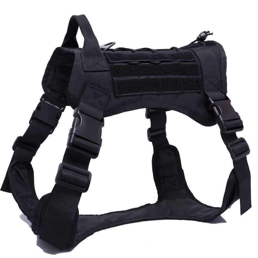 Military Tactical Dog Harness Adjustable Camouflage Vest