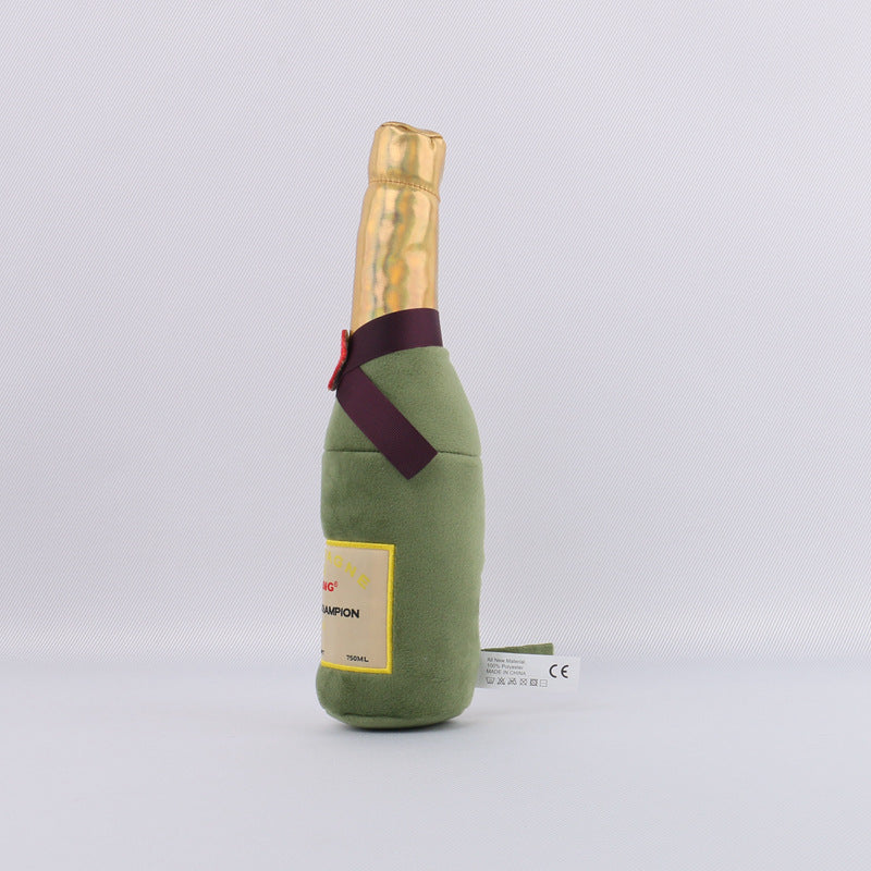 Durable Dog Chew Toy Beer Bottle Shape