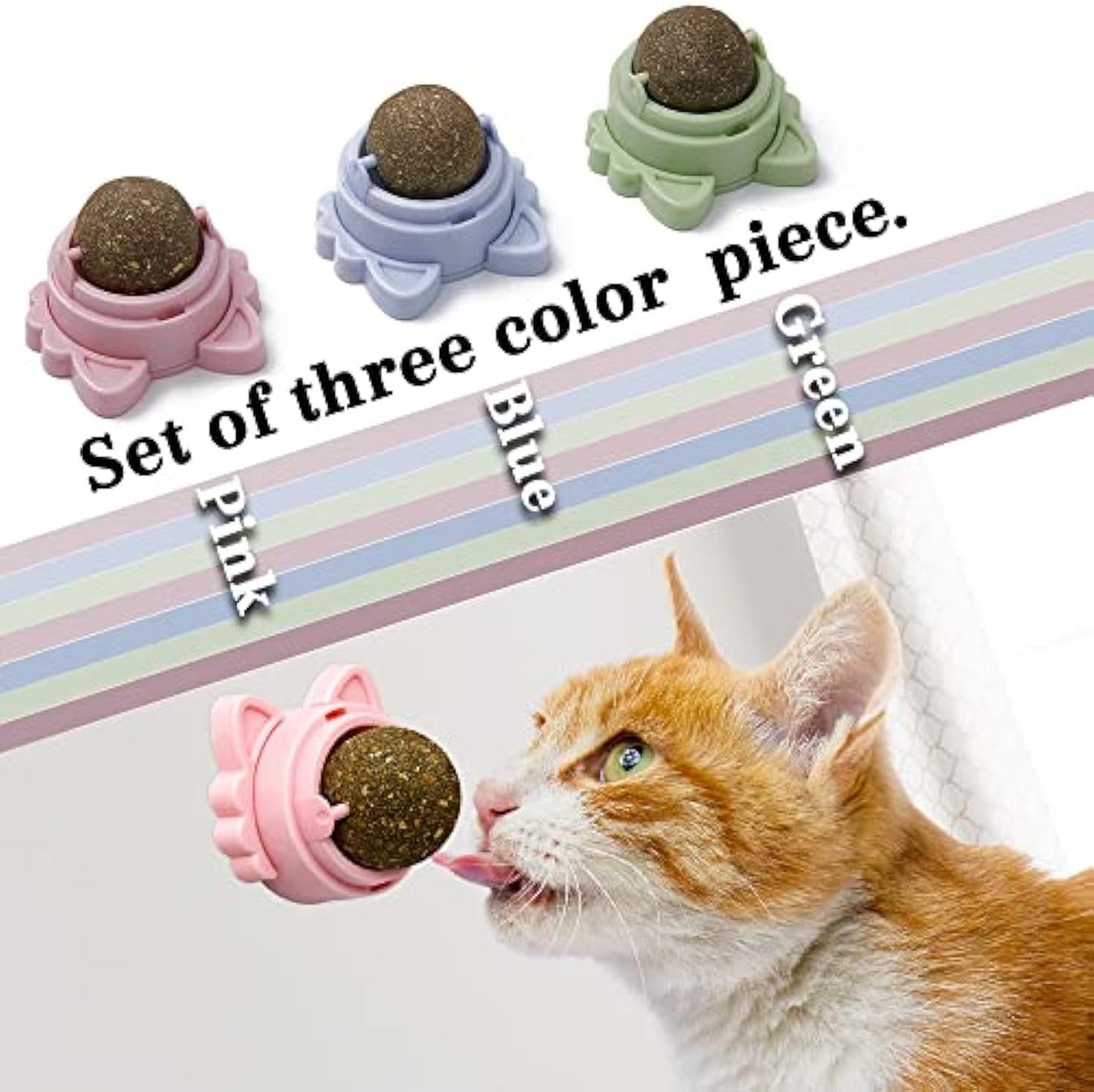 Catnip Balls Wall-Mountable Cat Toy