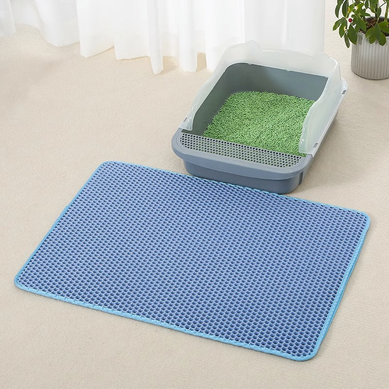 Double-Layer Cat Litter Mat
