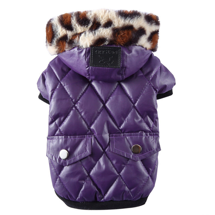 Autumn and Winter Fur Dog Coat