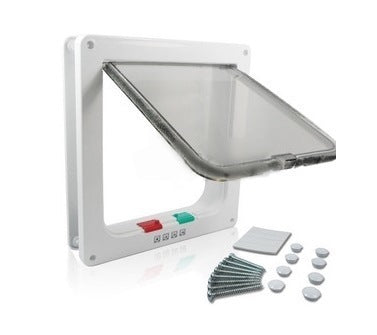 4-Way Lockable Flap Pet Door