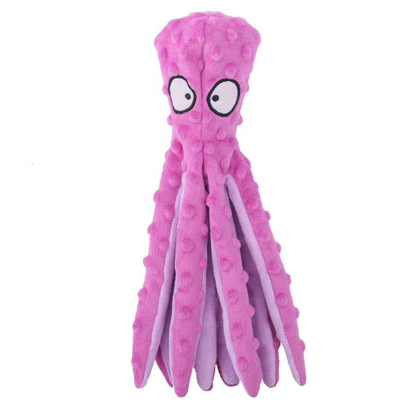 Eco-friendly Plush Octopus Pet Toy