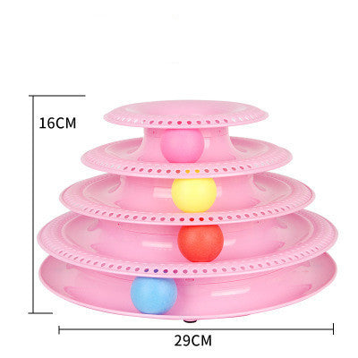 Four-Layer Ball Track Cat Toy