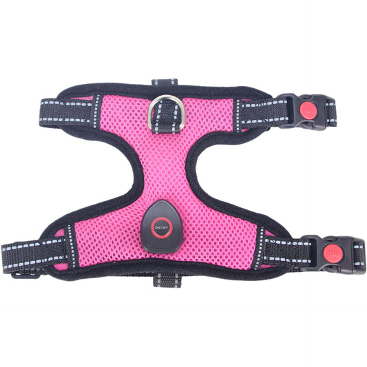 LED Luminous Pet Harness USB Charging