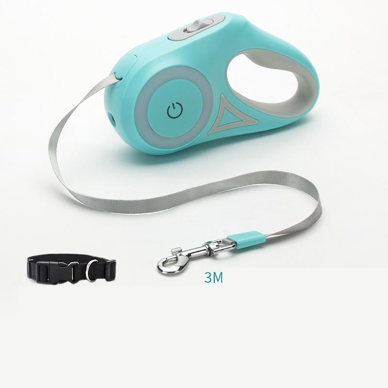 Retractable Dog Leash with LED Lights