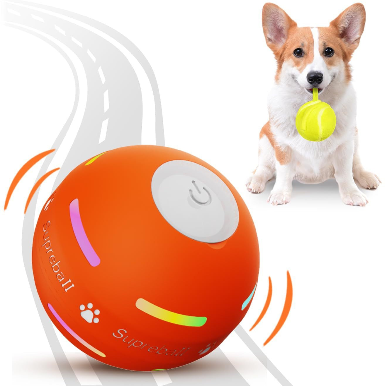 Jumping Smart Dog Toy Ball Interactive Bouncing Pet Toy