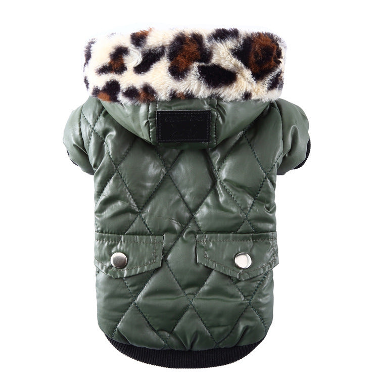 Autumn and Winter Fur Dog Coat