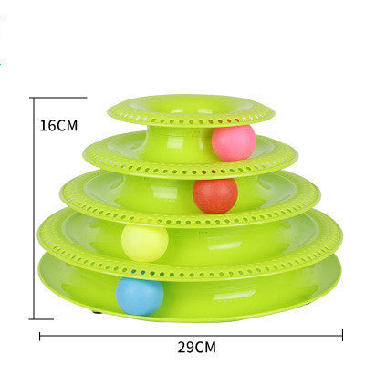 Four-Layer Ball Track Cat Toy