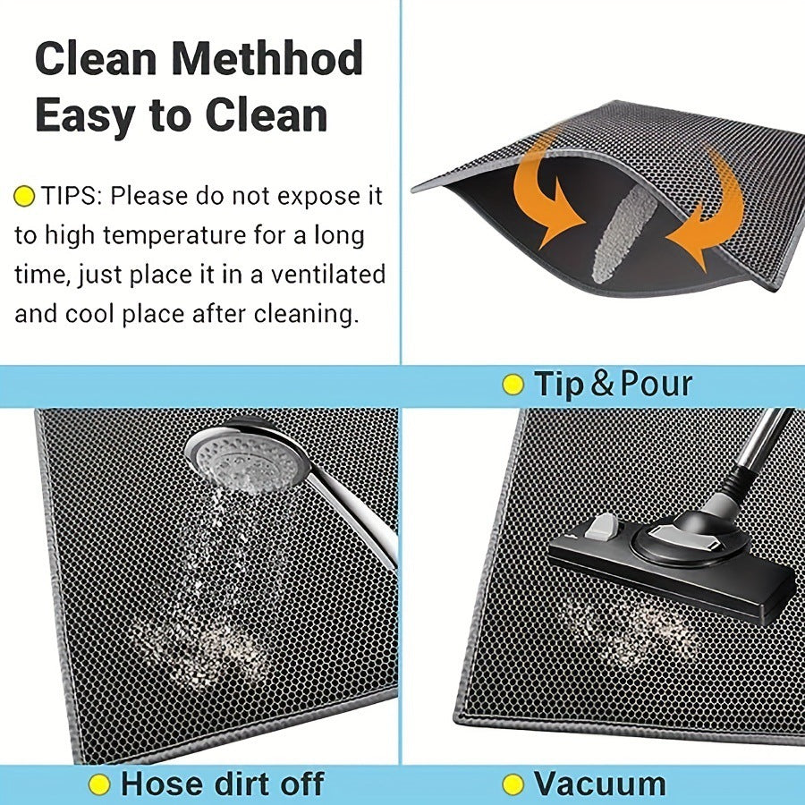 Double-Layer Cat Litter Mat