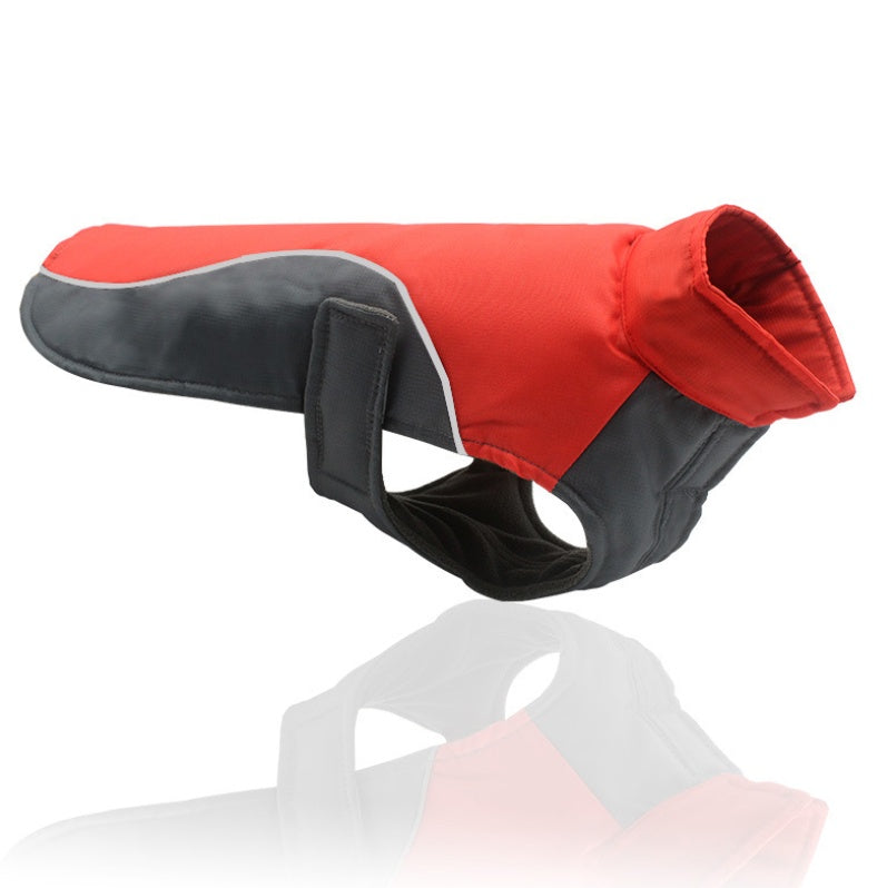 Waterproof Reflective Dog Jacket – Warm Fleece Lined Coat for Large Dogs