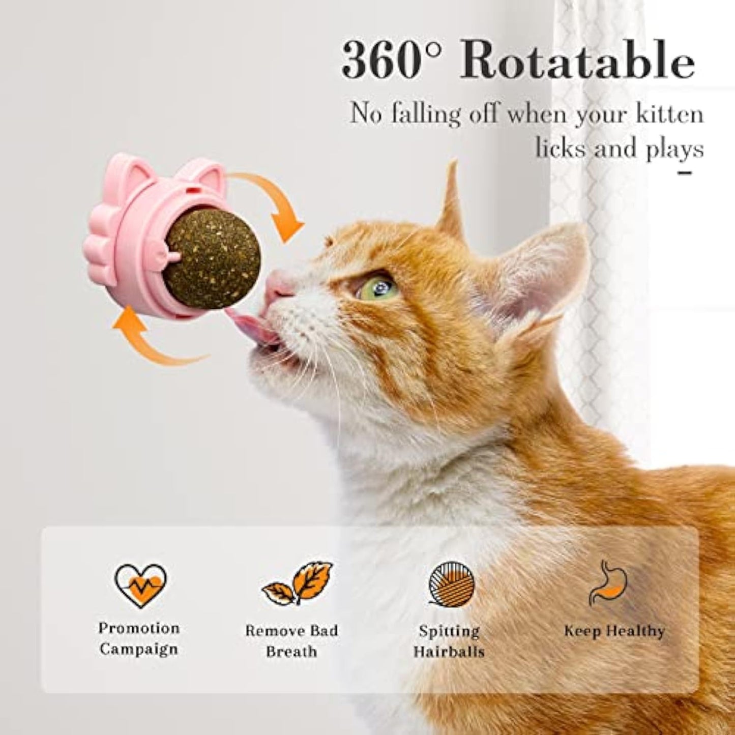 Catnip Balls Wall-Mountable Cat Toy