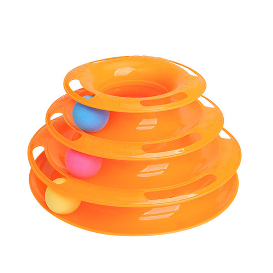 Four-Layer Ball Track Cat Toy