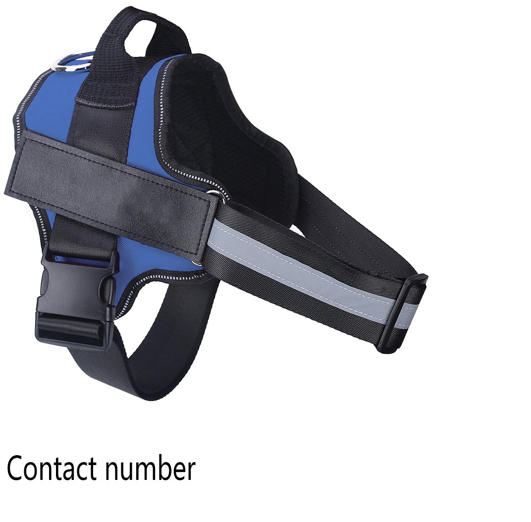 Personalized No-Pull Dog Harness – Reflective, Breathable & Adjustable