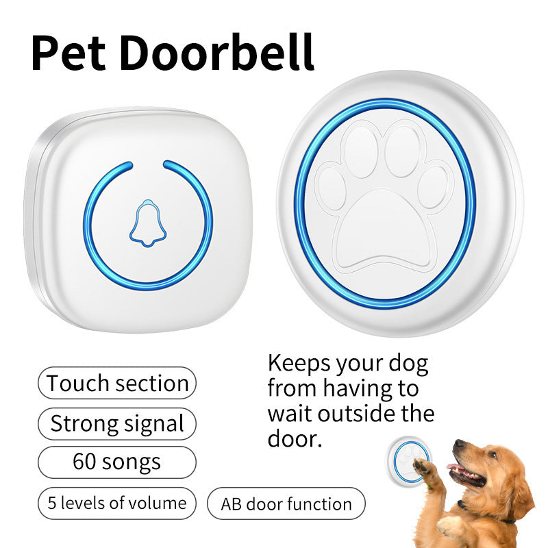 Wireless Pet Doorbell – Touch & Waterproof