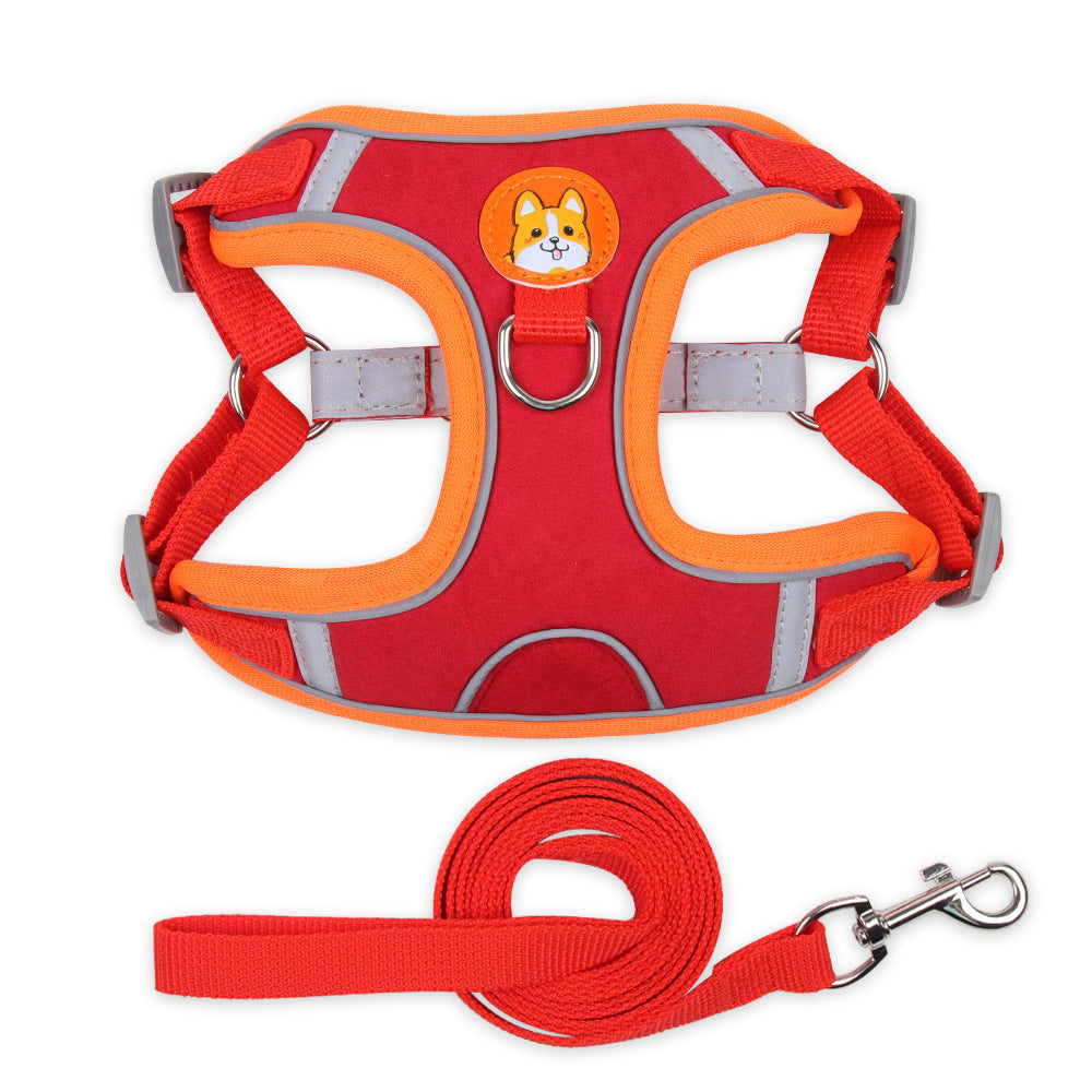 Soft Chest Strap Dog Harness Comfortable & Reflective