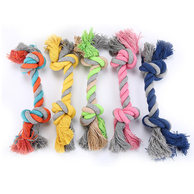 Bite-resistant cotton rope dog toy
