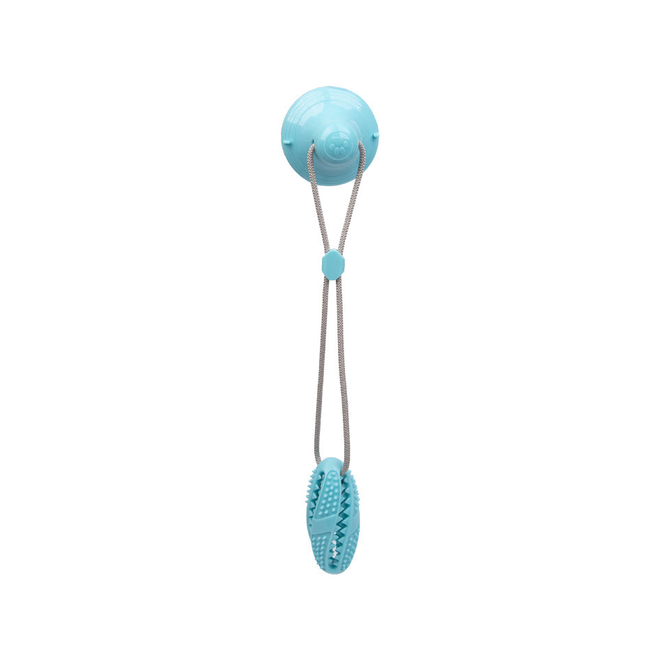 Suction Cup Pull Rope Leaking Pet Toy Ball Tpr Molar Teeth Cleaning Vent Ball Dog Toy Ball