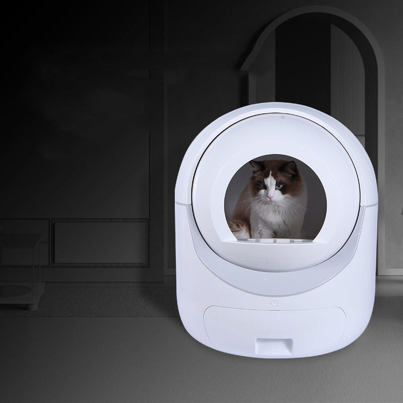 Fully Automatic Deodorizing Cat Litter Box – Self-Cleaning & Enclosed