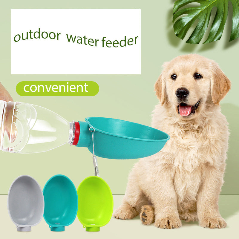 Portable Dog Drinking Bowl Travel Pet Water Dispenser