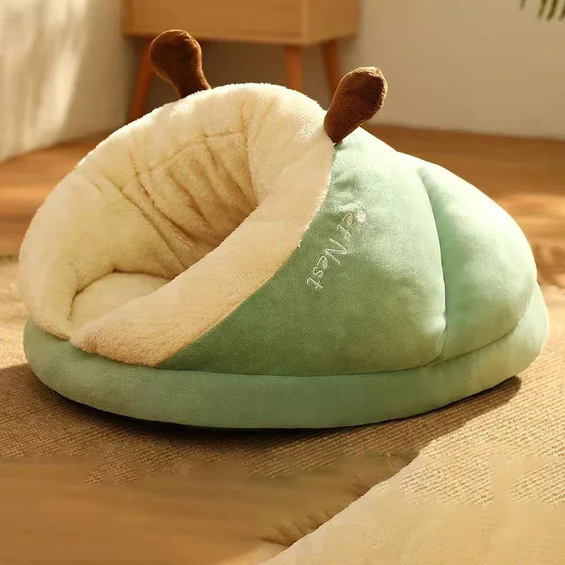 Soft Dog Bed Warm Plush Kennel