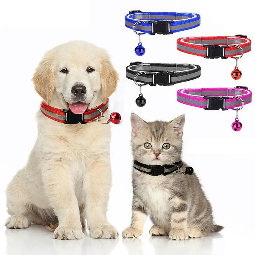 Safety Light Up Night Nylon Soft Adjustable For Dogs And Cats