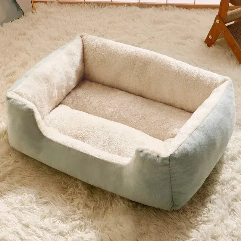Soft Dog Bed House Winter Warming