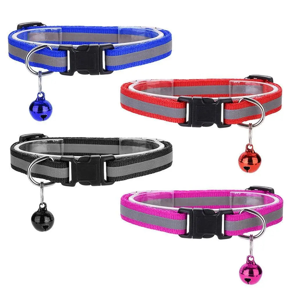 Safety Light Up Night Nylon Soft Adjustable For Dogs And Cats