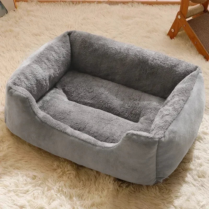 Soft Dog Bed House Winter Warming
