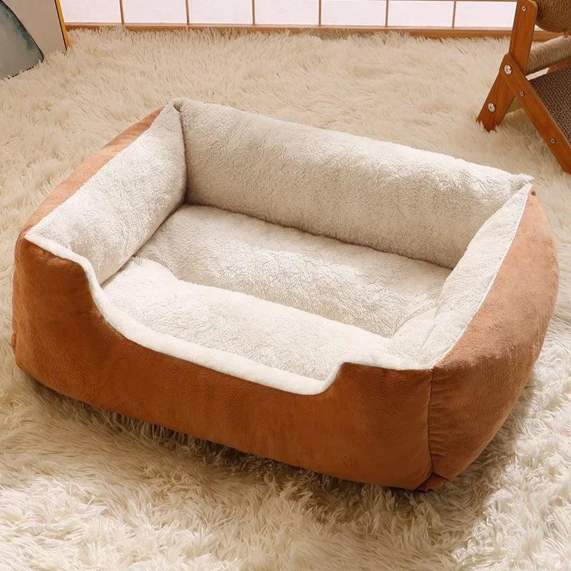 Soft Dog Bed House Winter Warming