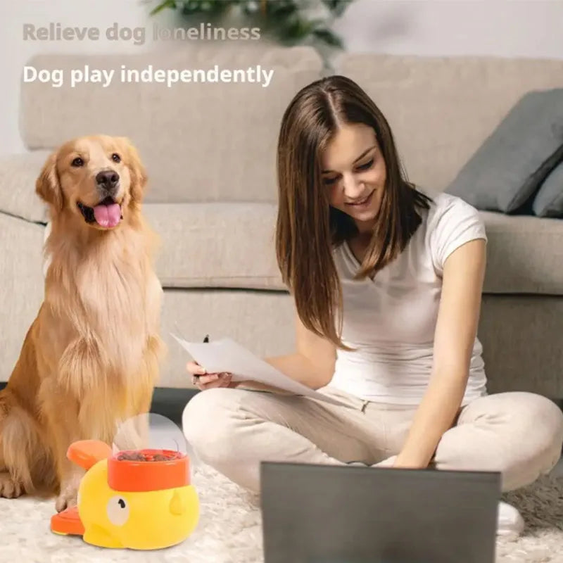 Interactive Dog Food Dispenser Whale Design