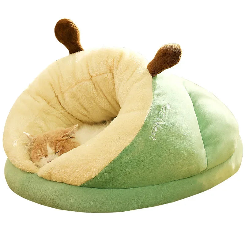Soft Dog Bed Warm Plush Kennel
