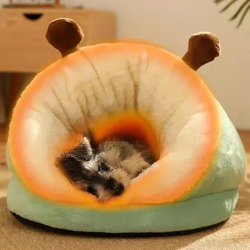 Soft Dog Bed Warm Plush Kennel