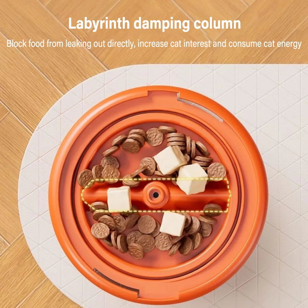 Interactive Duck Shape Dog Feeder