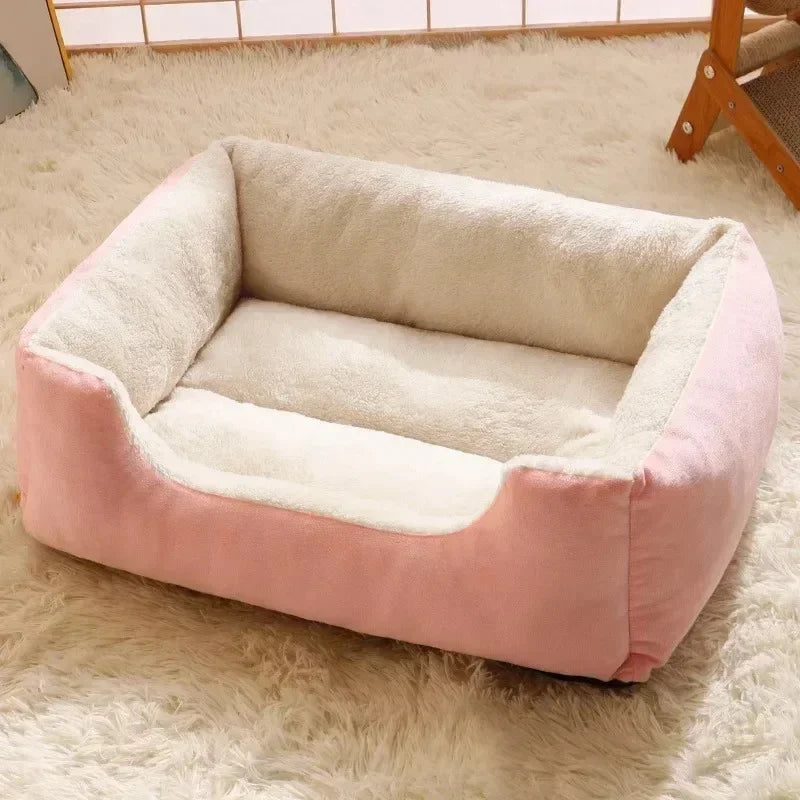 Soft Dog Bed House Winter Warming
