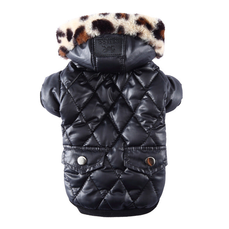 Autumn and Winter Fur Dog Coat