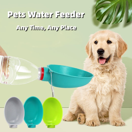 Portable Dog Drinking Bowl Travel Pet Water Dispenser