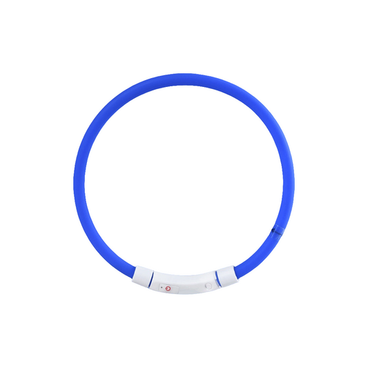 LED Pet Safety Collar – USB Rechargeable Anti-Lost Light Collar for Dogs