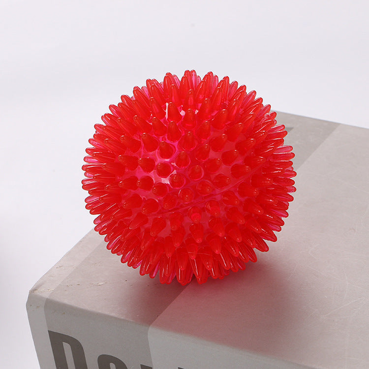 TPR Spiky Dog Toy Ball Durable Chew & Play