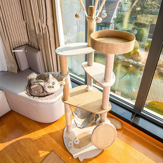 Large Integrated Cat Climbing Frame